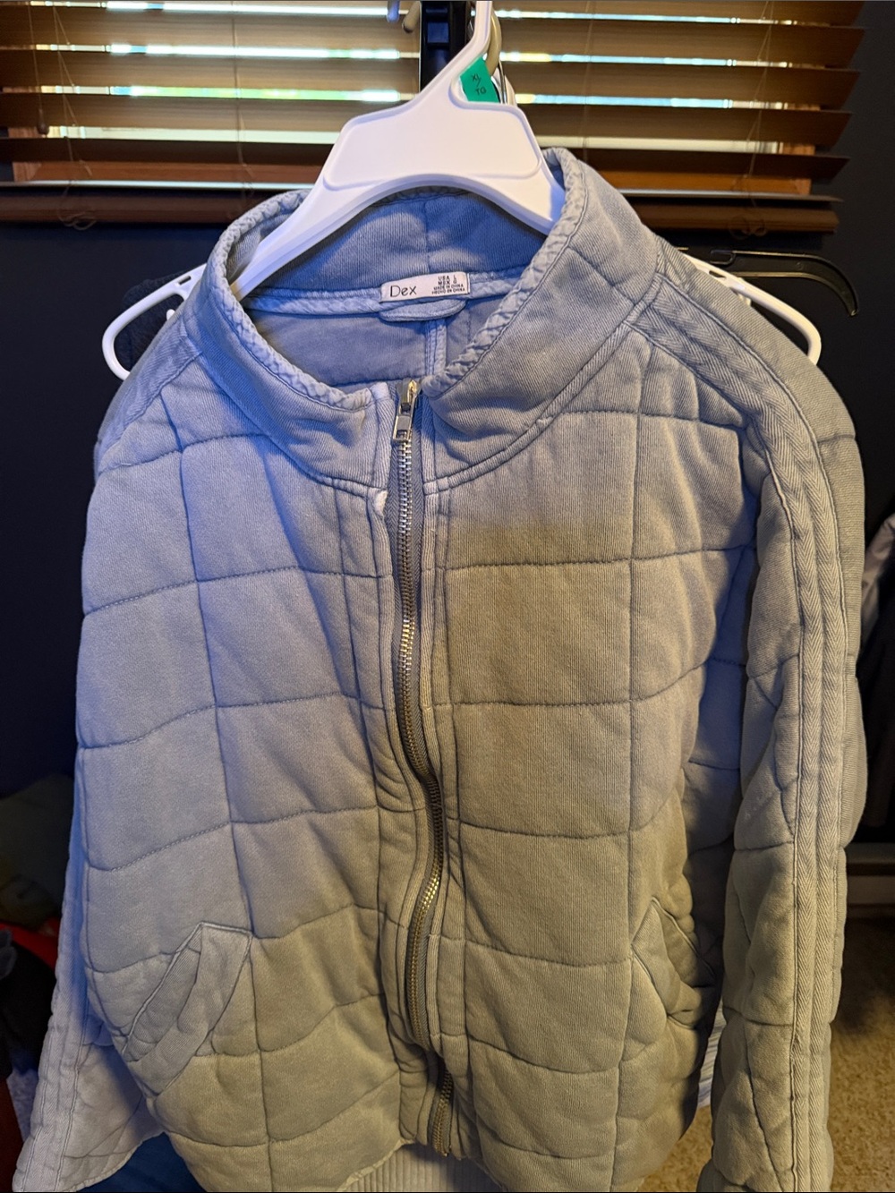 dex quilted jacket as is
